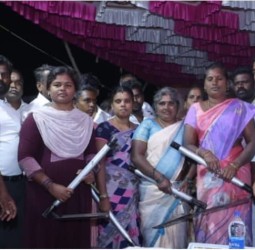 மணப்பாறை ஒன்றியம் உசிலம்பட்டியில் நடந்த திமுக கூட்டம்