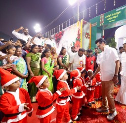 கொளத்தூரில் நடந்த கிறிஸ்துமஸ் விழா