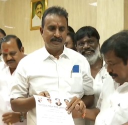 தொண்டாமுத்தூர் சட்டமன்றத் தொகுதியில் மீண்டும் போட்டியிடுவதற்கான விருப்ப மனு