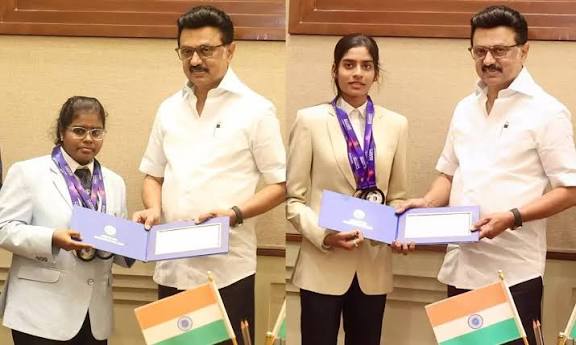 கீர்த்தனாவுக்கு ரூ. 1 கோடி; காசிமாவுக்கு ரூ. 50 லட்சம்;