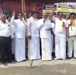 கிறிஸ்தவர்களுக்கு 10.5 சதவீதம் இடஒதுக்கீடு கோரி கவன ஈர்ப்பு ஆர்ப்பாட்டம்