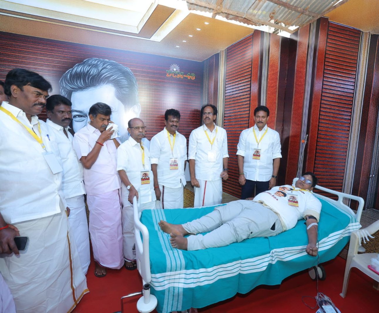 திருச்சி(தெ) மாவட்ட திமுக சார்பில் நடந்த ரத்ததான முகாம்