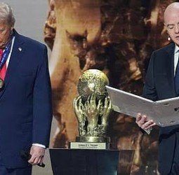 ஃபிபாவின் ‘அமைதிப் பரிசு’ பெற்றார் அமெரிக்க அதிபர் ட்ரம்ப்!