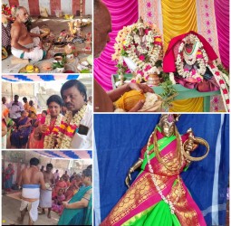 ஆண்டாள் பிரதிஷ்டை, ஸ்ரீதேவி பூதேவி சமேத ஸ்ரீ வைகுண்டவாச பெருமாள் திருக்கல்யாணம்........