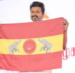 சிவப்பு - மஞ்சள் - சிவப்பு நிற கொடிக்கு எதிரான வழக்கு: தவெக பதில் மனு தாக்கல்