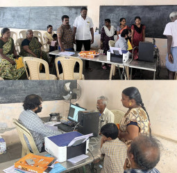 கோவில்பட்டி வேலாயுதபுரத்தில் ஆதார் சிறப்பு முகாமில் திரளான பொது மக்கள் கலந்து கொண்டனர்