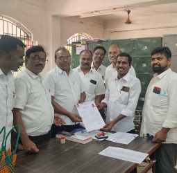 மாயூரம் வழக்கறிஞர்கள் சங்க தேர்தலில் செயலாளர் பதவிக்கு வேட்பு மனு தாக்கல்