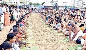 ஆடி அமாவாசையை முன்னிட்டு சென்னையில் ஏராளமானோர் முன்னோருக்கு தர்ப்பணம்