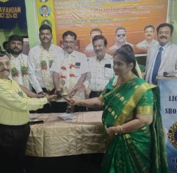 லயன்ஸ் சங்க புதிய நிர்வாகிகள் பதவியேற்பு