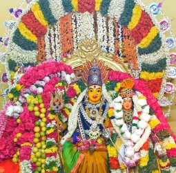 சிவகங்கை பிள்ளைவயல் காளியம்மன் கோவிலில் பூச்சொரிதல் விழா