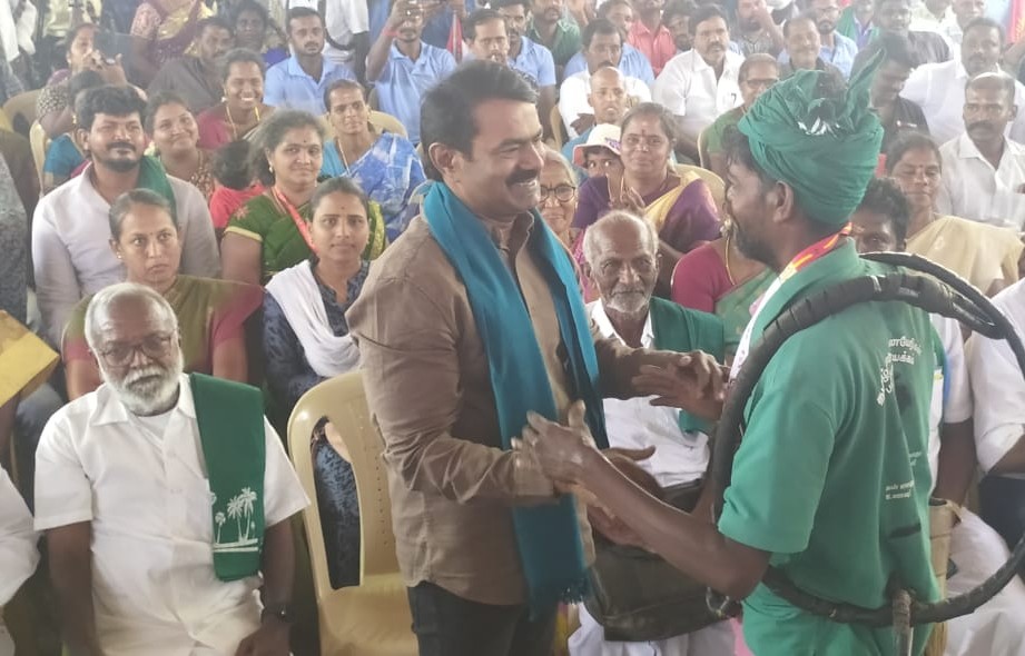 விடுதலை மாநாட்டில் நாம் தமிழர் கட்சியின் ஒருங்கிணைப்பாளர் சீமான்