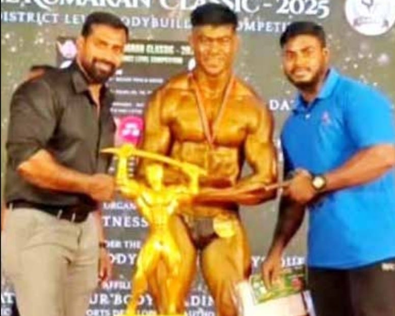 சென்னையில் நடந்த ஆணழகன் போட்டி
