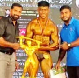 சென்னையில் நடந்த ஆணழகன் போட்டி