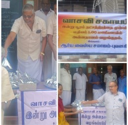 பூரம் நட்சத்திரத்தை முன்னிட்டு அன்னதானம் வழங்குதல்.......