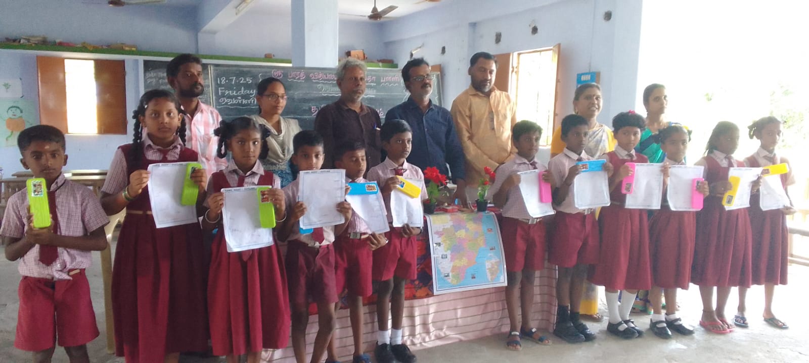 வெண்குன்றம் ஸ்ரீ பாரத் வித்யாலயா தொடக்கப்பள்ளியில் தமிழ்நாடு தினம்