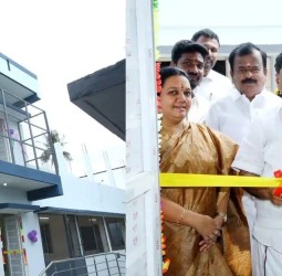 மதுரை மாநகராட்சி கரும்பாலை மாநகராட்சி நடுநிலைப்பள்ளியில், இரண்டு கூடுதல் வகுப்பறை கட்டிடங்கள்