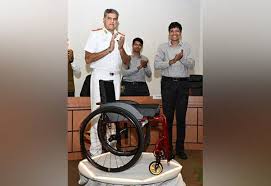 உள்நாட்டிலேயே தயாரிக்கப்பட்ட எடை குறைவான சக்கர நாற்காலி சென்னை ஐ.ஐ.டி., அறிமுகம்