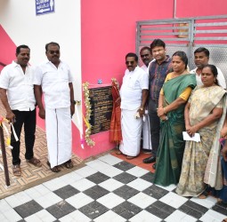 நாகர்கோவில் மாநகராட்சி வளாகத்தில் ரூ 30லட்சம் மதிப்பீட்டில் புதிதாக அமைக்கப்பட்ட நவீன கழிவறை