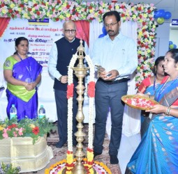 அரசூர் நங்கையம்மன் கோவில் தெருவில் இடமாற்றம் செய்யப்பட்ட இந்தியன் வங்கி கிளை