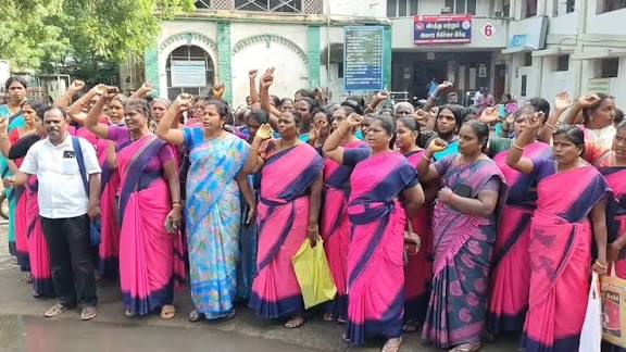 எஸ்ஐஆர் பணியிலிருந்து விடுவிக்க அங்கன்வாடி ஊழியர்கள் கோரிக்கை