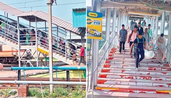 தாம்பரம் ரயில் நிலையத்தில் மின்தூக்கி, கழிவறை வசதி இல்லாததால் அவதி!