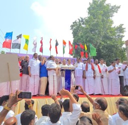 எஸ்ஐஆரை கண்டித்து திமுக கூட்டணி கட்சியினர் ஆர்ப்பாட்டம்