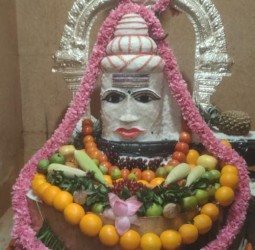 அன்னாபிஷேகத்தில் அருள் பாலிக்கும் சர்வலிங்கேஸ்வரர் பெருமான்