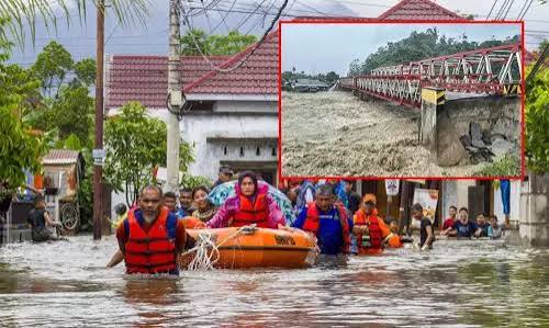 இந்தோனேசியாவில் கனமழை, வெள்ளம்: பலி எண்ணிக்கை 303 ஆக உயர்வு