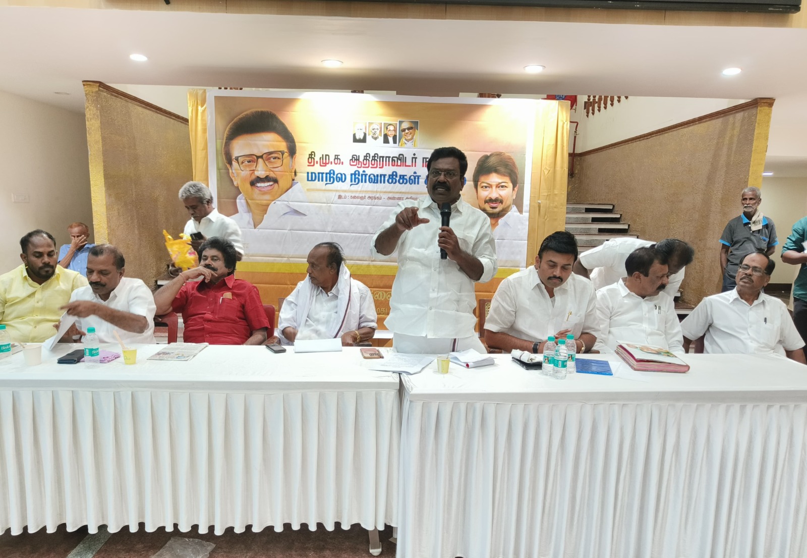 திமுக ஆதிதிராவிடர் நலக்குழுவின் மாநில நிர்வாகிகள் கூட்டம்