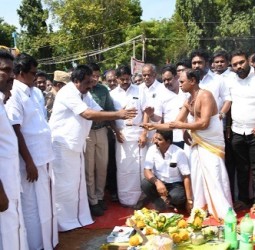 பி.கே.மூக்கையாத்தேவருக்கு 6 கோடியே 36 லட்சம் மதிப்பீட்டில் மணிமண்டபம்