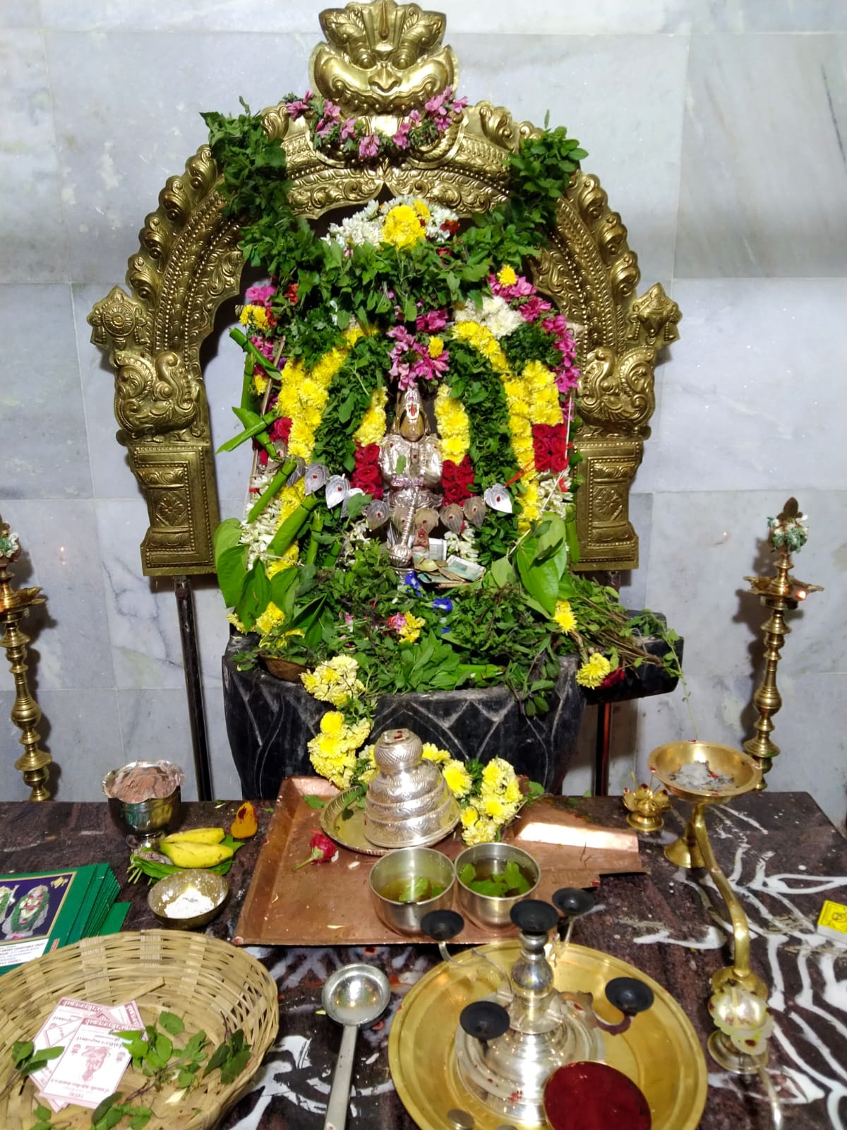 வலங்கைமான் ஸ்ரீ ஜெயவீர ஆஞ்சநேய ஸ்வாமி மடத்தில் மாதந்திர பூஜையில் சுவாமி சிறப்பு அலங்காரத்தில் காட்சியளித்தார்.