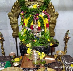 வலங்கைமான் ஸ்ரீ ஜெயவீர ஆஞ்சநேய ஸ்வாமி மடத்தில் மாதந்திர பூஜையில் சுவாமி சிறப்பு அலங்காரத்தில் காட்சியளித்தார்.