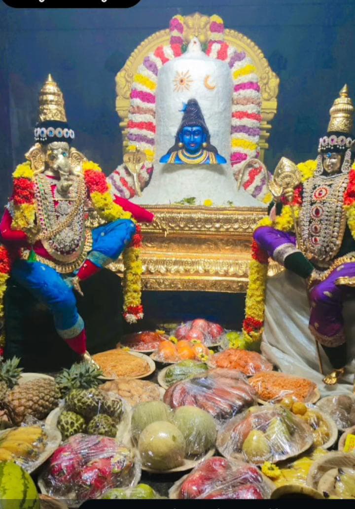 கூழமந்தல் அருள்மிகு ஸ்ரீ கங்கைகொண்ட சோழீஸ்வரர் கோயிலில் மகா அன்னாபிஷேகம்: