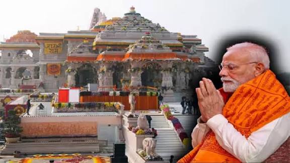 அயோத்தி கோவில் கோபுரத்தில் இன்று கொடியேற்ற விழா: மோடி பங்கேற்கிறார்