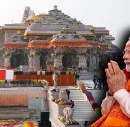 அயோத்தி கோவில் கோபுரத்தில் இன்று கொடியேற்ற விழா: மோடி பங்கேற்கிறார்