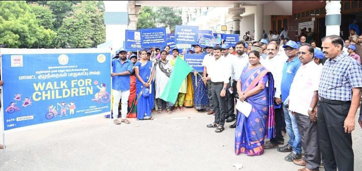 "குழந்தைகளுக்கான நடை" விழிப்புணர்வு பேரணி.....