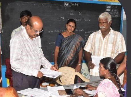 எஸ்ஐஆர் பணிகளை கலெக்டர் தங்கவேல் கள ஆய்வு