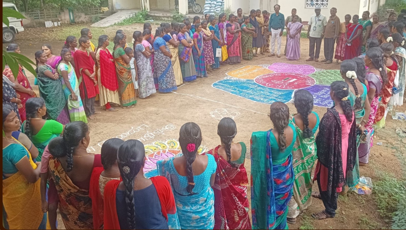 எஸ்ஐஆர் பணிகள் பற்றி வண்ணக்கோலம்