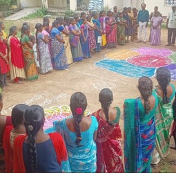 எஸ்ஐஆர் பணிகள் பற்றி வண்ணக்கோலம்