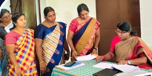 தாயுமானவர் திட்டத்தின்பயனாளிகளை கலெக்டர் அழகுமீனா நேரில் கண்டறிந்து ஆய்வு