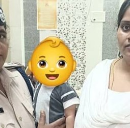 சென்னை ரெயிலில் கைவிடப்பட்ட 9 மாத குழந்தையை மீட்ட ரெயில்வே பாதுகாப்பு படையினர்