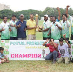 மேற்கு மண்டல அஞ்சல்துறையினருக்கான கிரிக்கெட் போட்டி