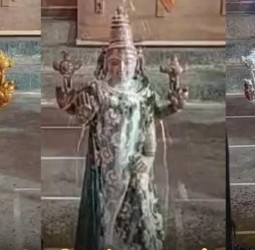 நகர காவல் தெய்வம் துர்க்கை அம்மனுக்கு சிறப்பு அபிஷேகம்....