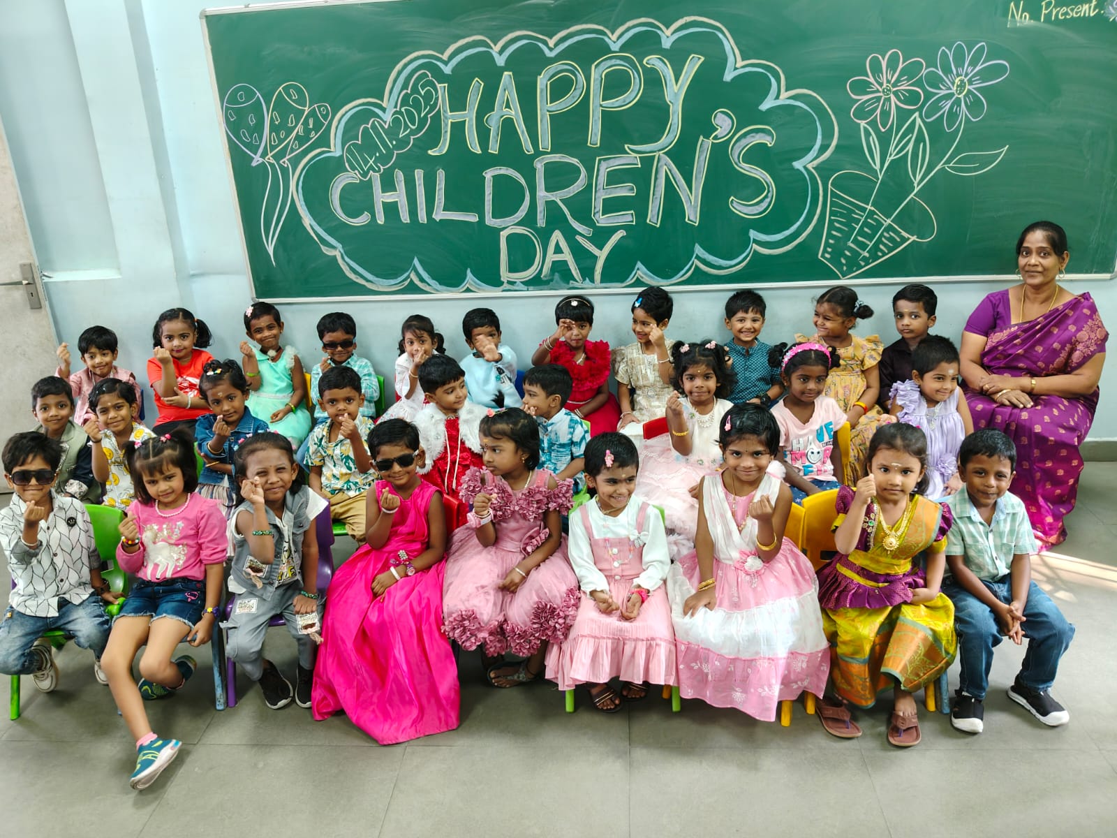 ST.MARK'S மெட்ரிகுலேஷன் ஹையர் செகண்டரி பள்ளியில் இன்று குழந்தைகள் தினம்