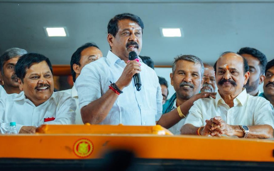 கோவில்பட்டியில் பாஜக மாநிலத் தலைவர் நயினார்நாகேந்திரன் பரப்புரை