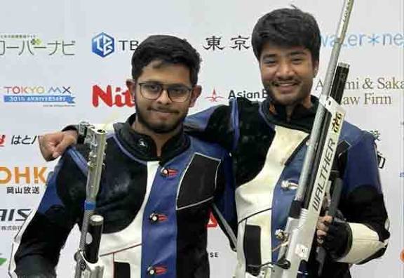 டெப்லிம்பிக்ஸ்' துப்பாக்கி சுடுதலில் தங்கம் வென்றார் தனுஷ் ஸ்ரீகாந்த்