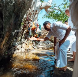 அருள்மிகு ஶ்ரீ அமணலிங்கேஸ்வரர் திருக்கோயிலில் பாஜக மாநிலத் தலைவர் நயினார்நாகேந்திரன் தரிசனம்