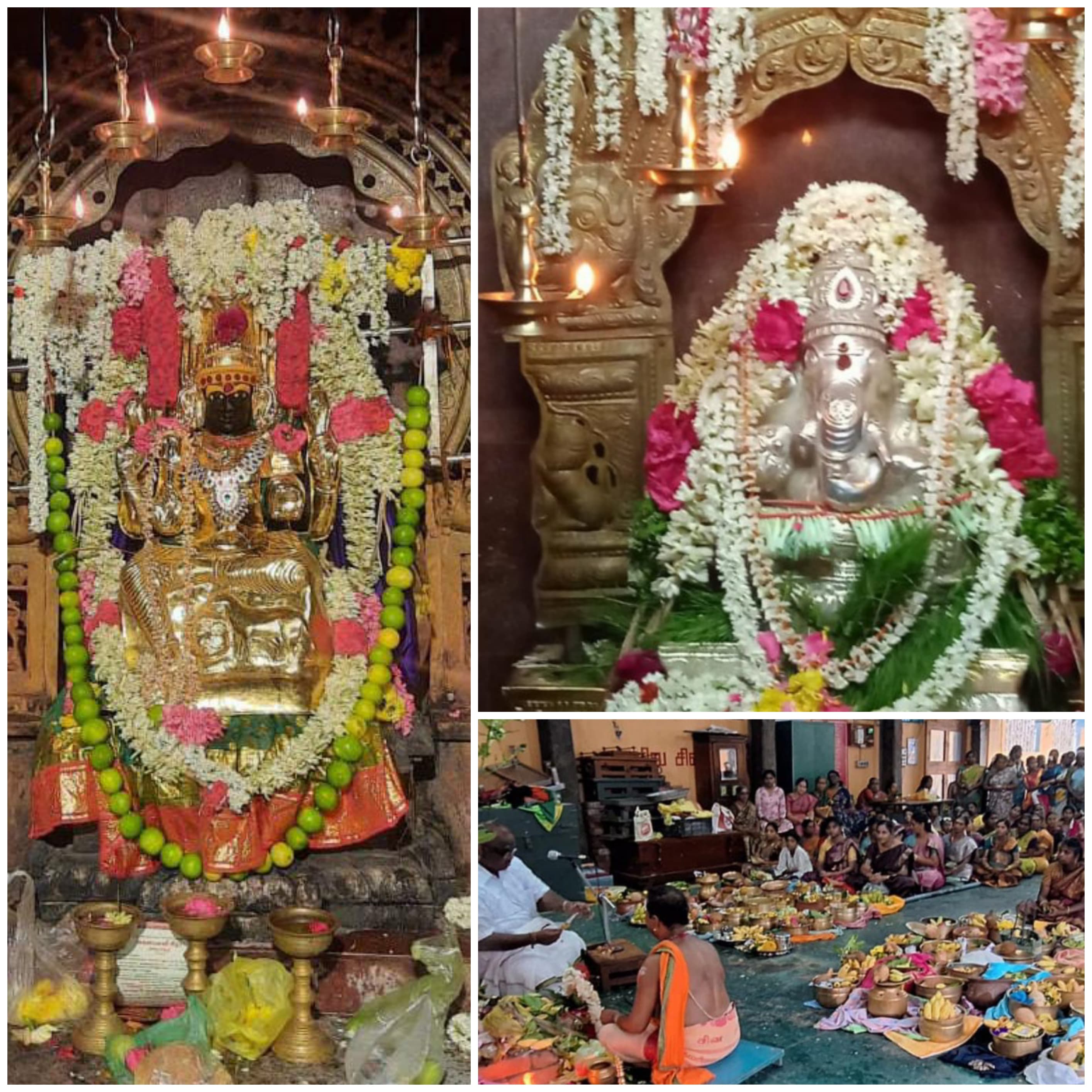 சிறப்பு அலங்காரத்தில் அருள்மிகு அங்காளம்மன் அருள் பாலிக்கும் காட்சி.