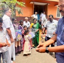 கோகுலம் சேவா ஆசிரமத்தில் வானதி சீனிவாசன் எம்எல்ஏ தீபாவளியை மகிழ்ச்சியுடன் கொண்டாடினார்