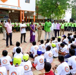 விபத்தில்லா தீபாவளி பண்டிகை குறித்த விழிப்புணர்வு